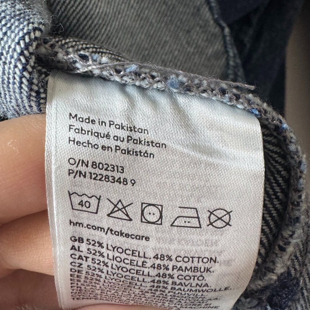 H&M Dark Denim Blouse - Picture 5 of 6